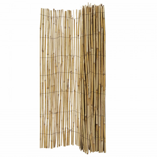 Canisse de jardin en bambou naturel, Occultation moyenne
