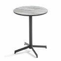 Ensemble de jardin table ronde (⌀60 x 72 cm) + 2 chaises