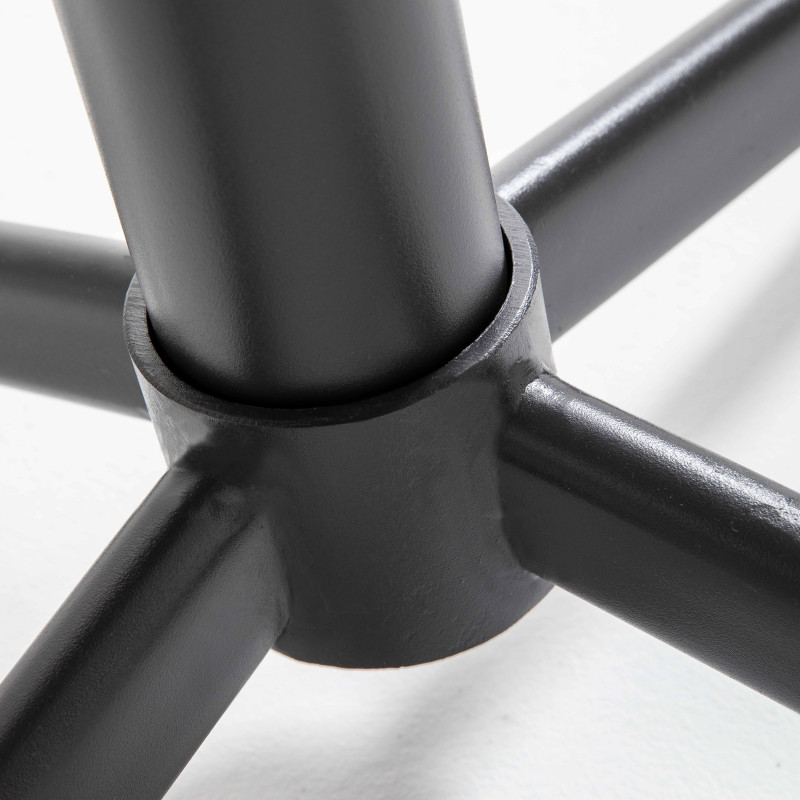 Ensemble de jardin table ronde (⌀60 x 72 cm) + 2 chaises