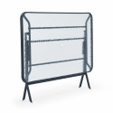 Table de jardin rectangulaire 130 x 80 cm et 4 chaises pliantes