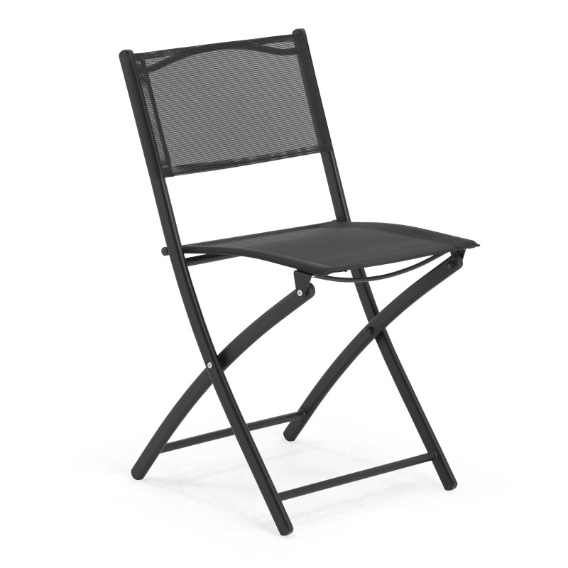 Table de jardin rectangulaire 130 x 80 cm et 4 chaises pliantes