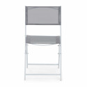 Table de jardin rectangulaire 130 x 80 cm et 4 chaises pliantes