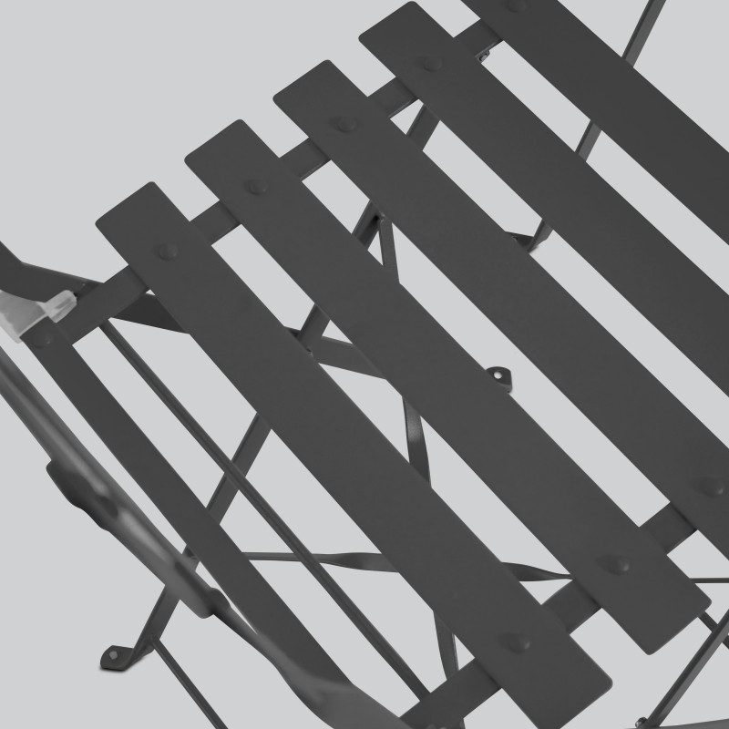 Ensemble table rectangulaire (110 x 70 x 71 cm) et 4 chaises