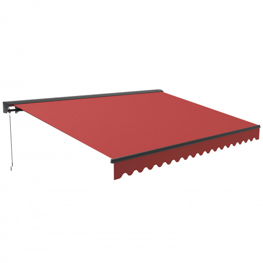 Store banne avec coffre 3 x 2,50 m plusieurs coloris | Oviala