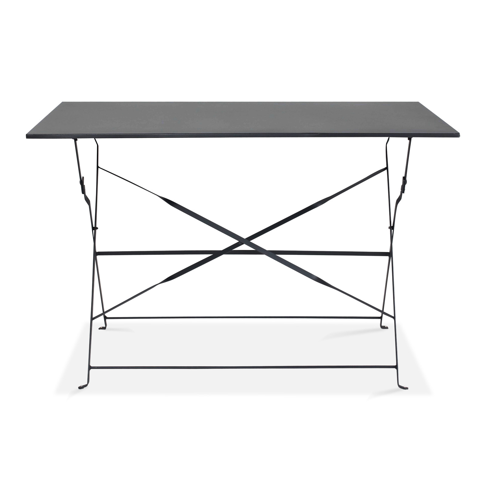 Table de jardin bistrot pliante en métal