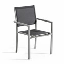 Table de jardin rectangulaire 180 x 90 cm, plateau en verre et 8 chaises