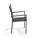 Lot de 2 chaises d'extérieur avec accoudoirs