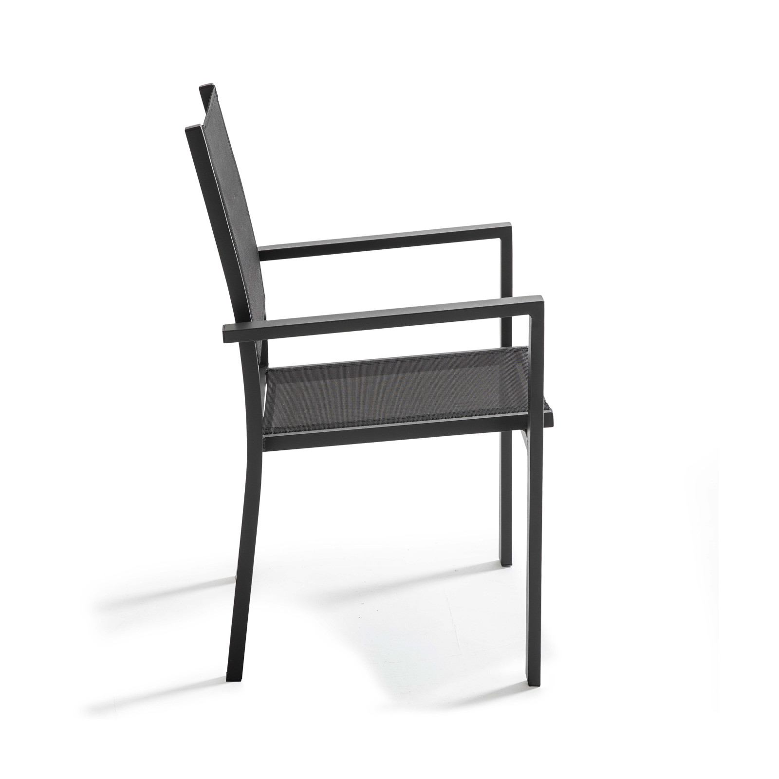 Lot de 2 chaises d'extérieur avec accoudoirs