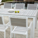 Table de jardin 8 places aluminium et polywood
