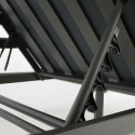 Salon bas d'angle 5 places avec dossier inclinable et table basse