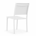 Table de jardin en aluminium et pierre (180 x 90 cm) + 6 chaises et 2 fauteuils