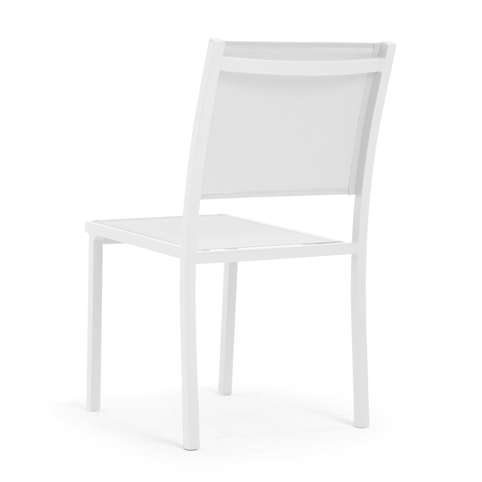 Table de jardin en aluminium et pierre (180 x 90 cm) + 6 chaises et 2 fauteuils