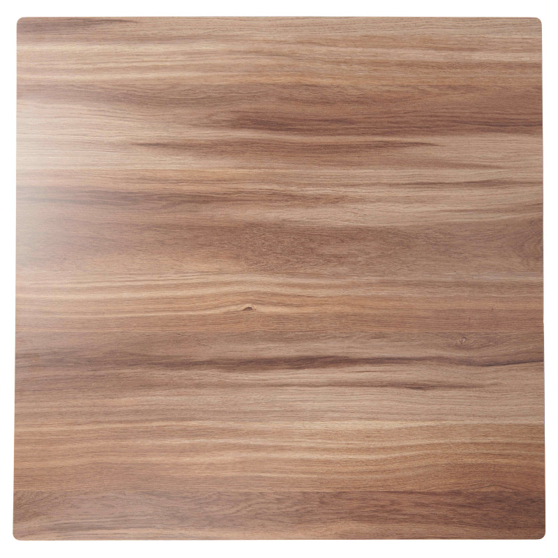 Table de jardin carrée (70x70cm) inclinable en HPL