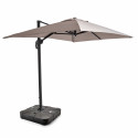 Dalle de parasol à lester sur roues 110L