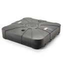 Ensemble parasol déporté rectangulaire 240g/m² 360° (2 x 3m) + Dalle à lester sur roues 110L