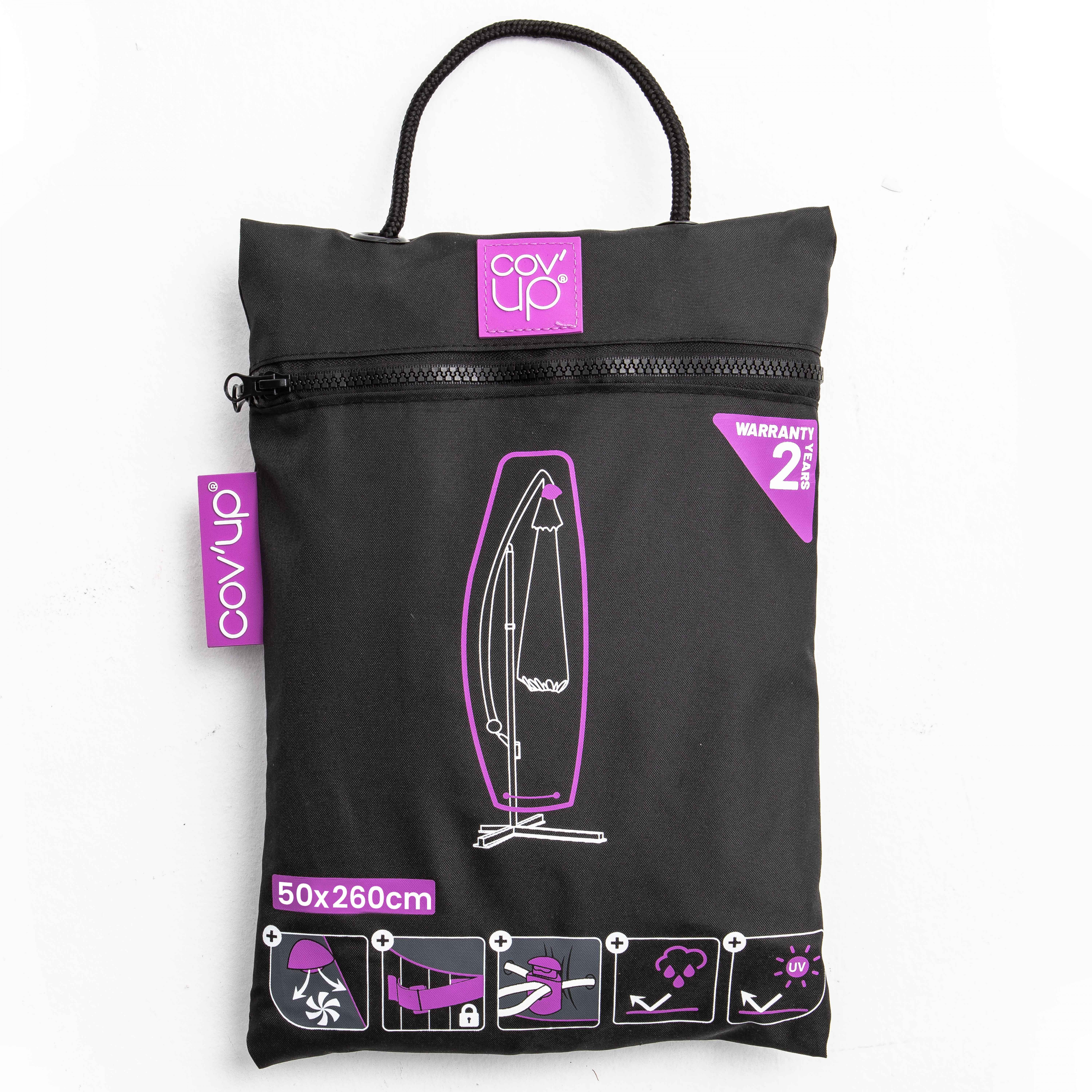 Housse de protection pour parasol déporté 260 cm