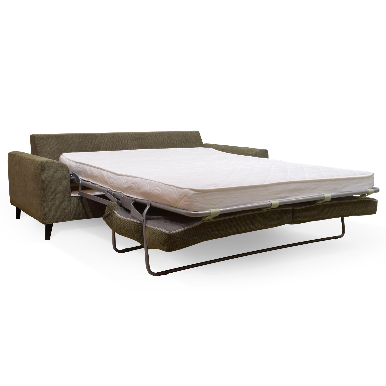 Canapé convertible en tissu chiné 3 places