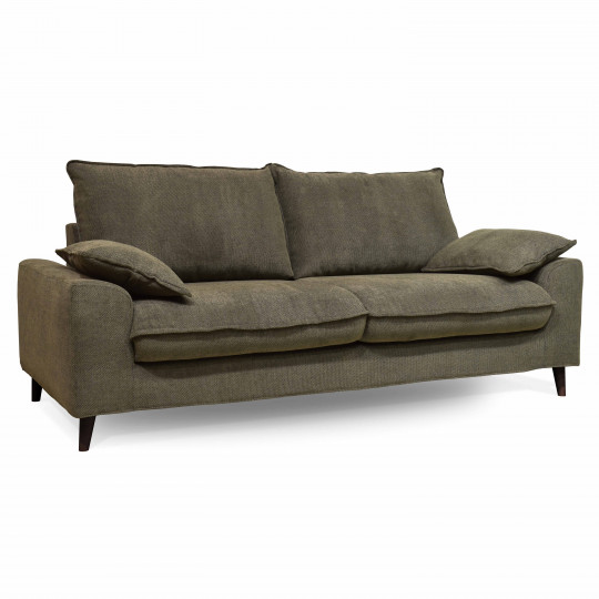 Canapé convertible en tissu chiné 3 places