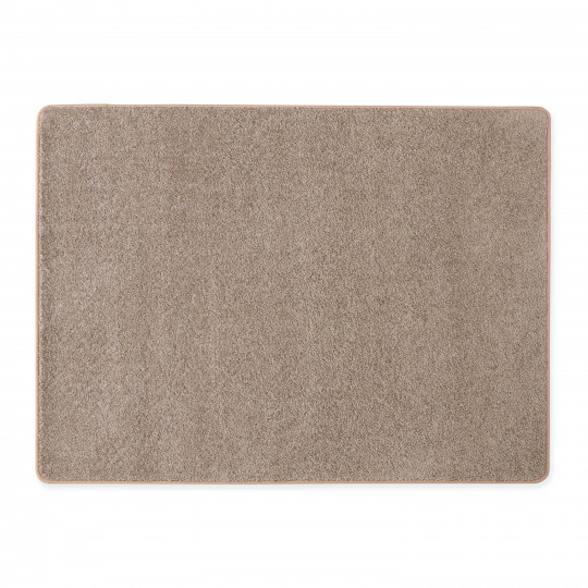 Tapis couleur unie à poils courts rectangulaire | Oviala