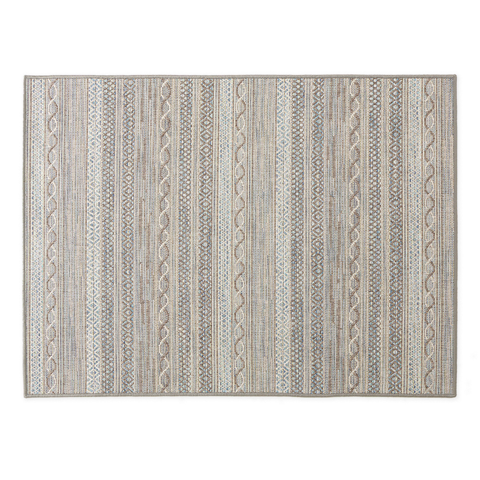 Tapis d'extérieur rectangulaire en polypropylène