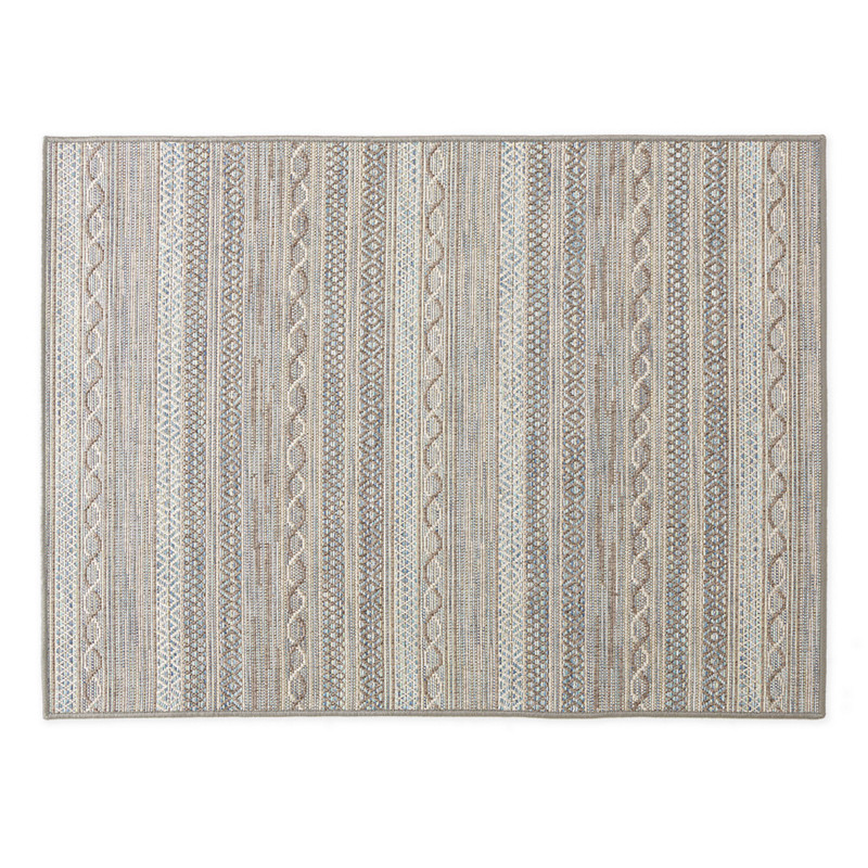 Tapis d'extérieur rectangulaire en polypropylène