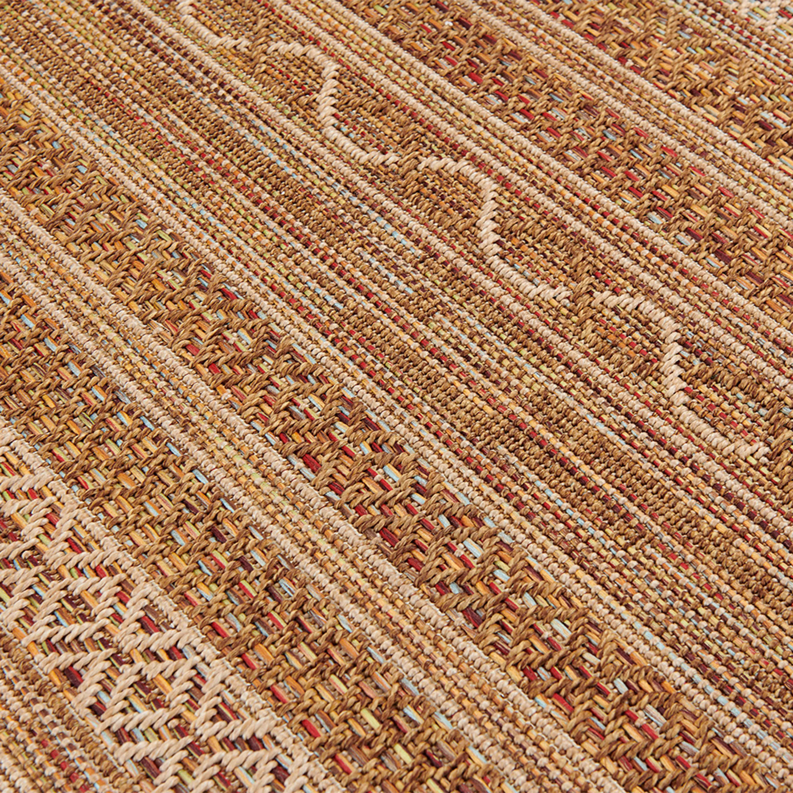 Tapis d'extérieur rectangulaire en polypropylène