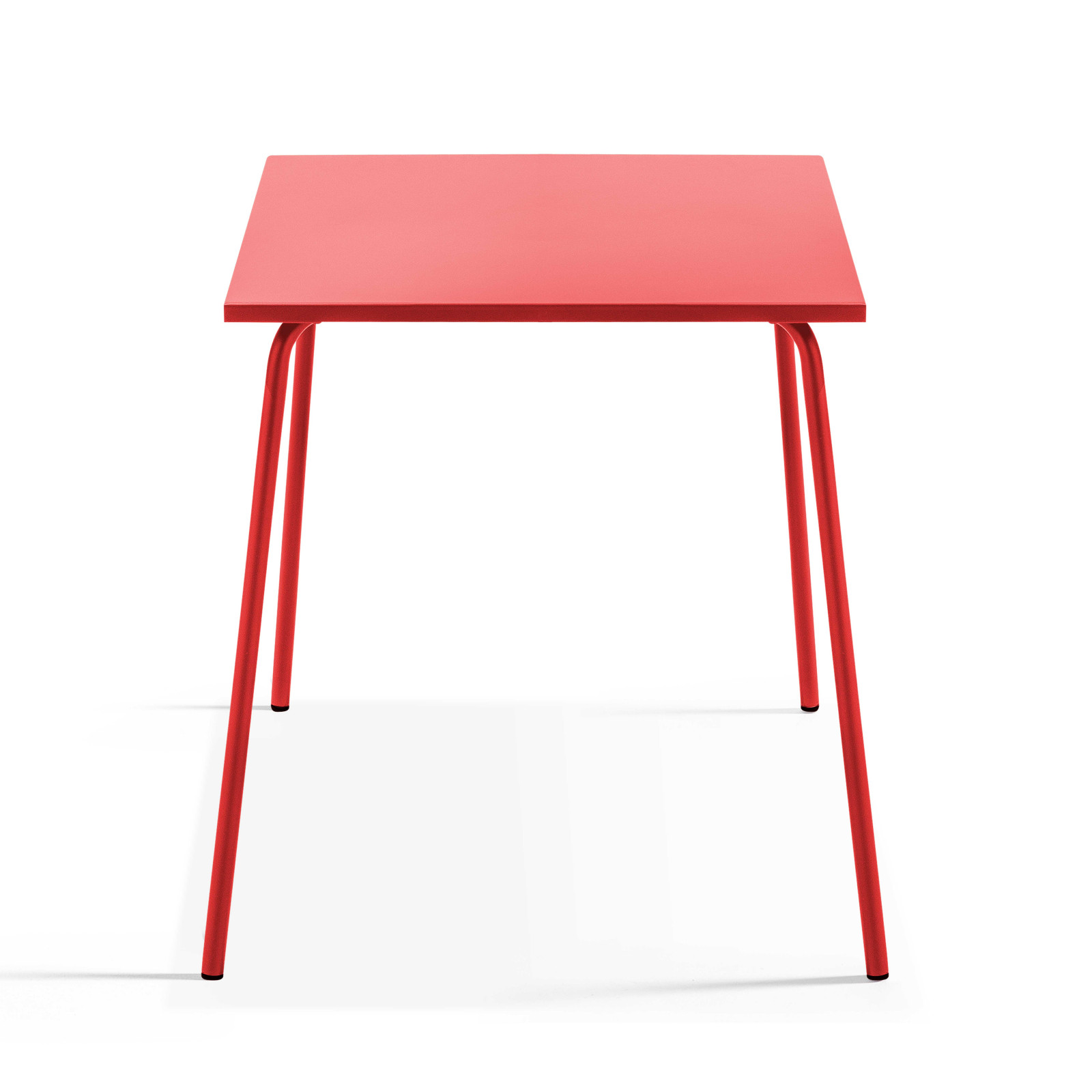 Ensemble table carrée (70 x 70 x 72 cm) et 4 chaises