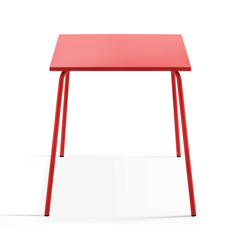 Ensemble table carrée (70 x 70 x 72 cm) et 4 chaises (2/6)