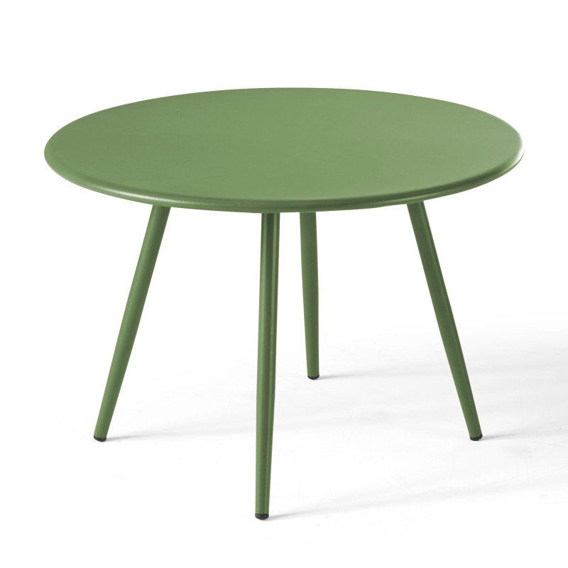 Tables gigognes en métal rondes Ø50 / Ø40 cm