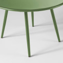 Tables gigognes en métal rondes Ø50 / Ø40 cm