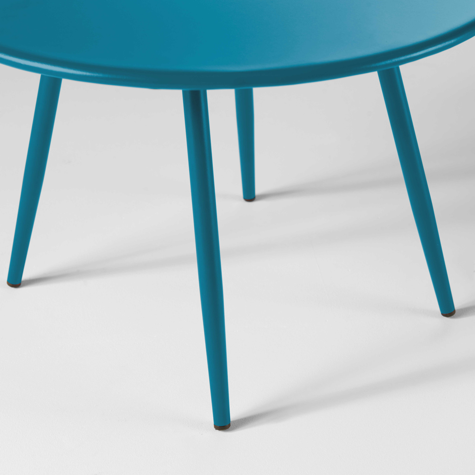 Tables gigognes en métal rondes Ø50 / Ø40 cm