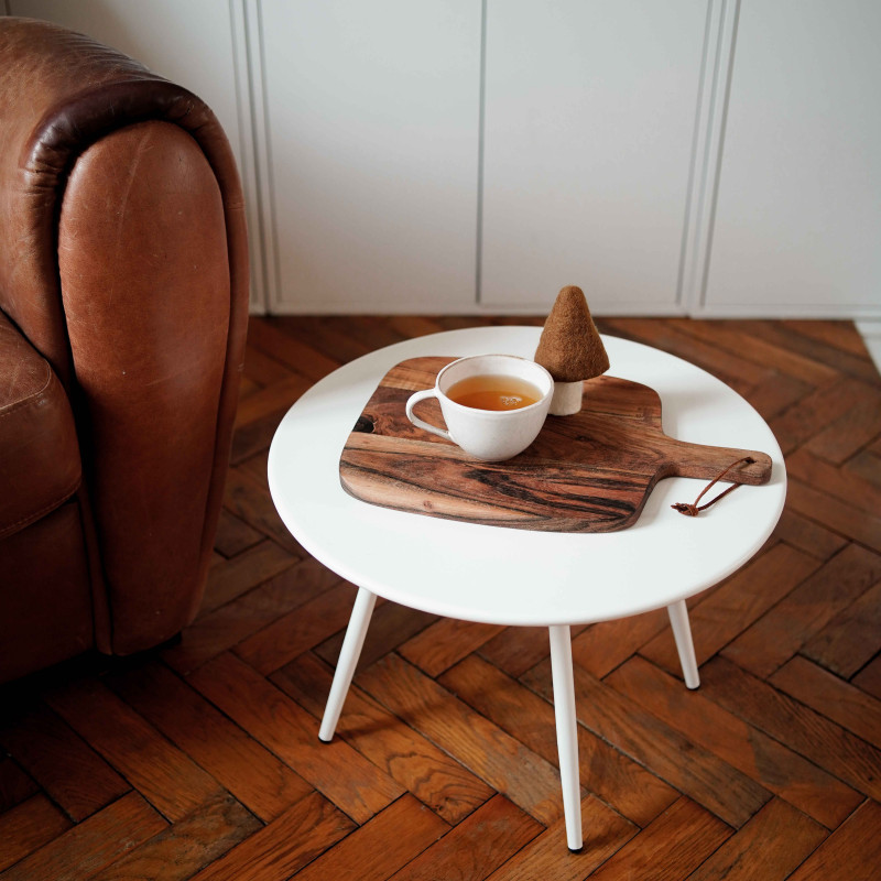 Table basse en métal ronde Ø40 cm (4/6)