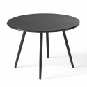 Table basse de jardin ronde Ø40 x 29,5 cm