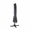 Parasol déporté carré rotatif 360° (3 x 3m) - 250g/m²