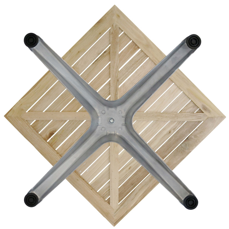 Pied en aluminium pour table