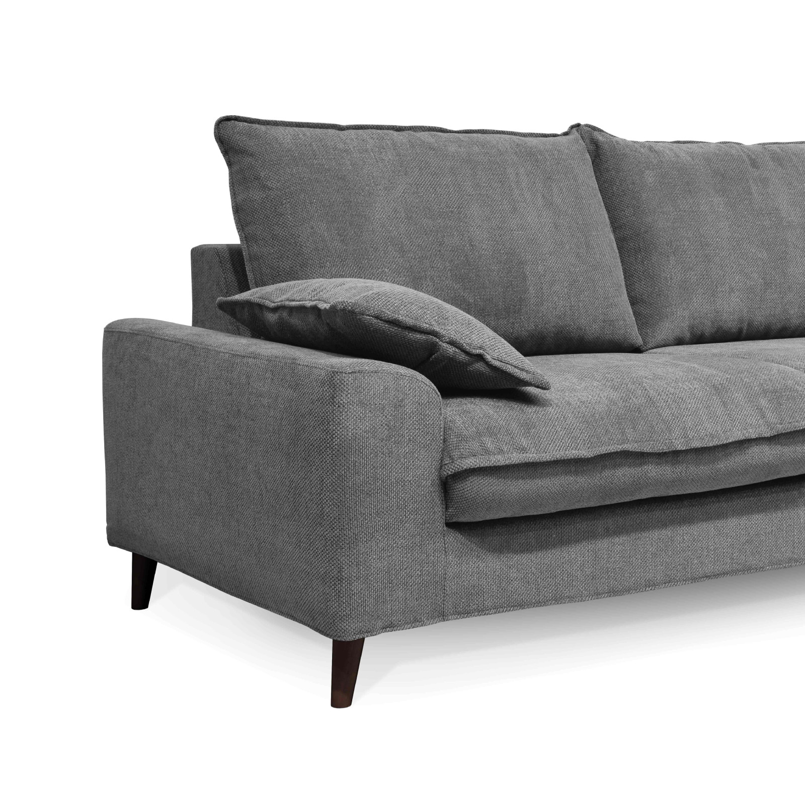 Housse de canapé en tissu chiné 3 places Housse de canapé en tissu chiné 3 places