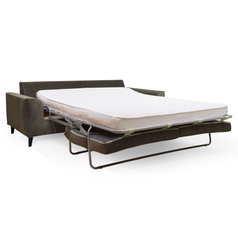 Housse de canapé convertible en velours 3 places