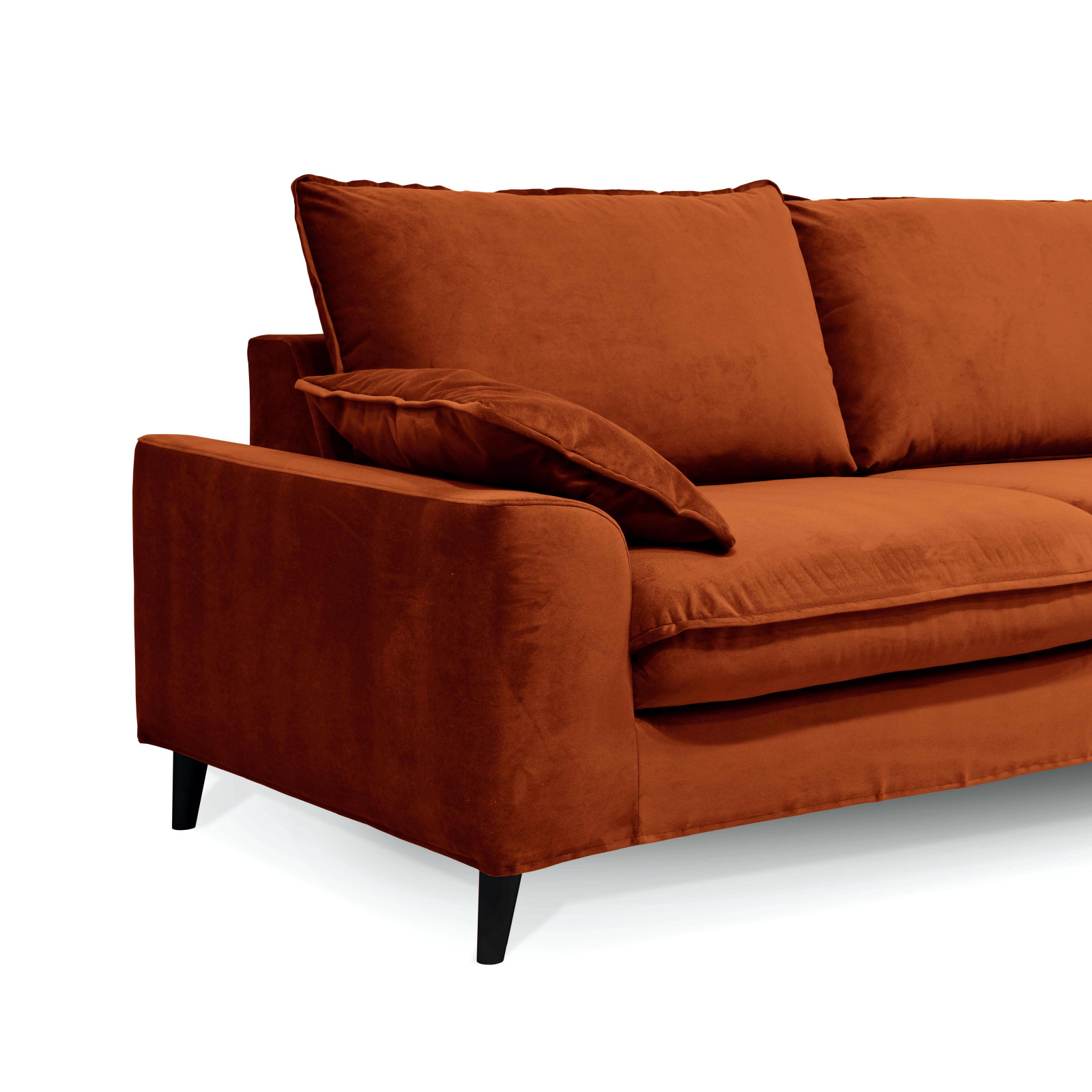 Housse de canapé convertible en velours 3 places