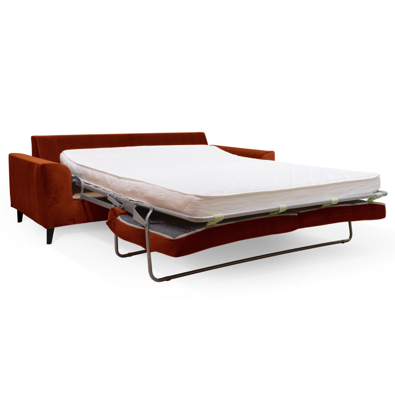 Housse de canapé convertible en velours 3 places