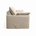 Canapé convertible en tissu 3 places