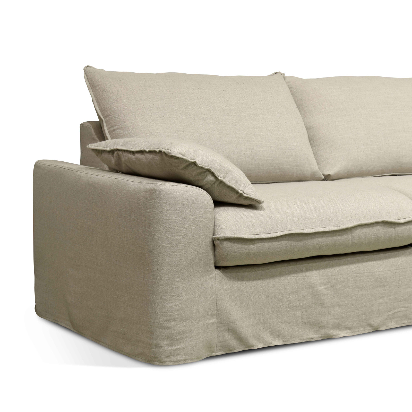 Canapé convertible en tissu 3 places