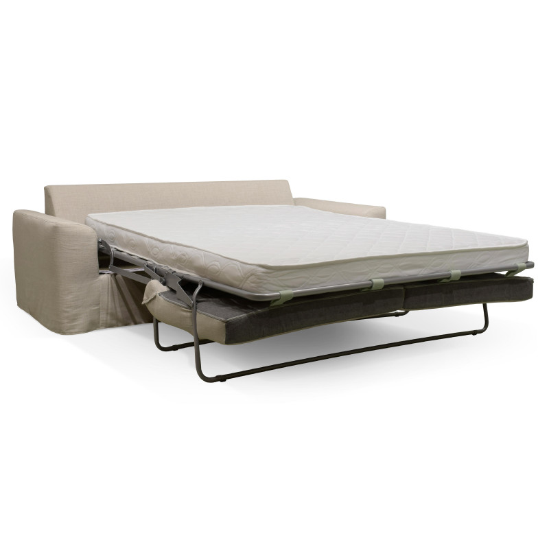 Canapé convertible en tissu 3 places