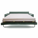 Canapé convertible en tissu texturé 3 places