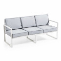 Salon de jardin 5 places en aluminium