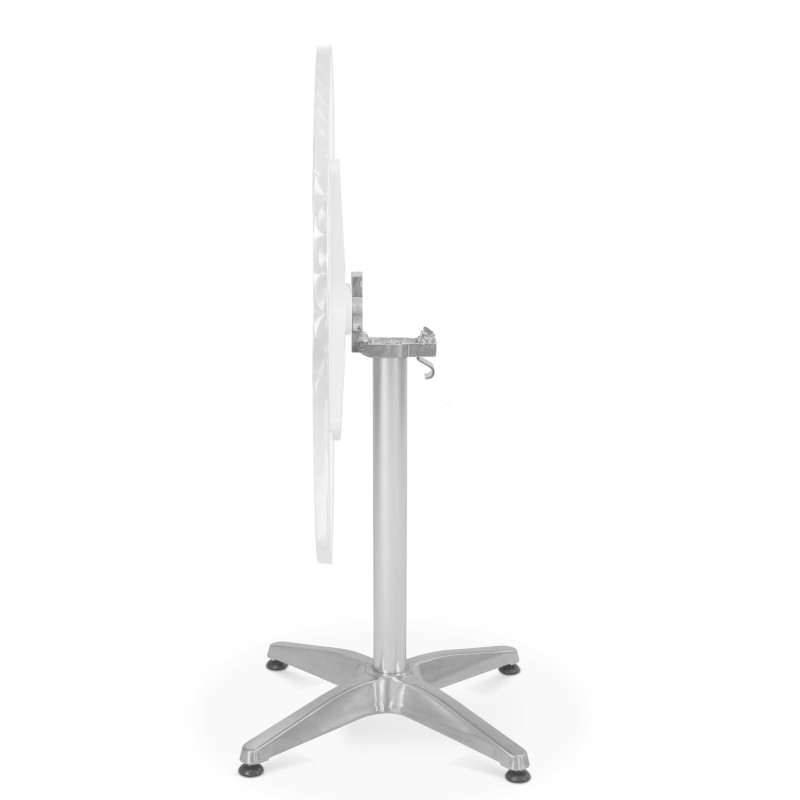 Pied de table en aluminium avec système inclinable