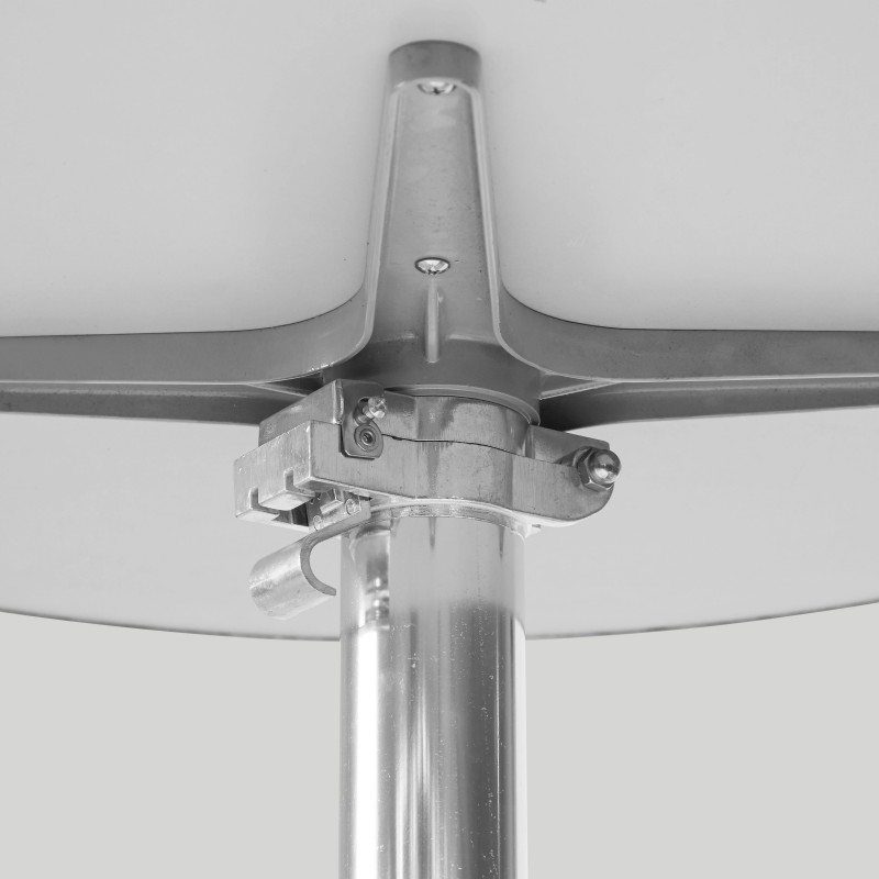 Pied de table en aluminium avec système inclinable