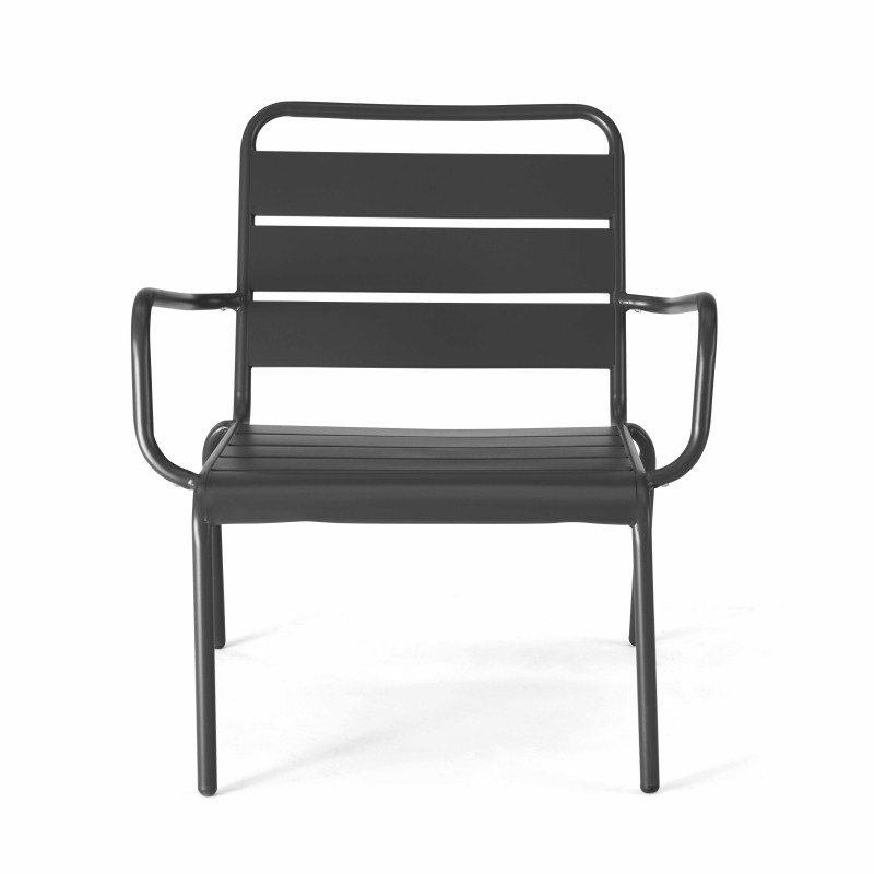 Fauteuil bas en métal (4/7)