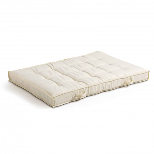Coussin de sol ou d'assise matelassé uni 120 x 80 cm