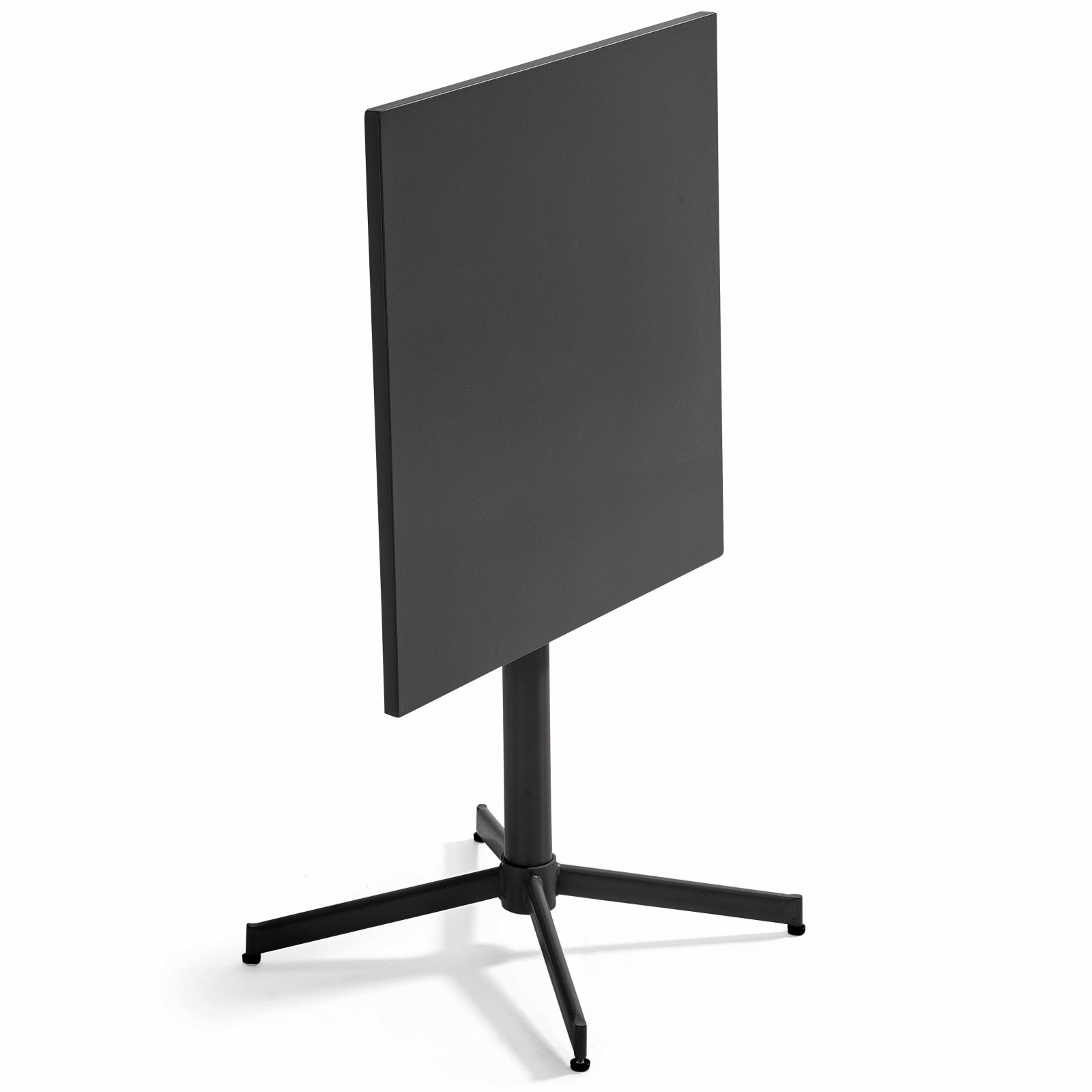 Ensemble table carrée inclinable (70 x 70 x 72 cm) + 4 chaises