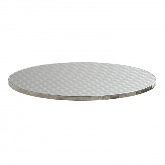 Plateau de table rond Ø70 cm en aluminium
